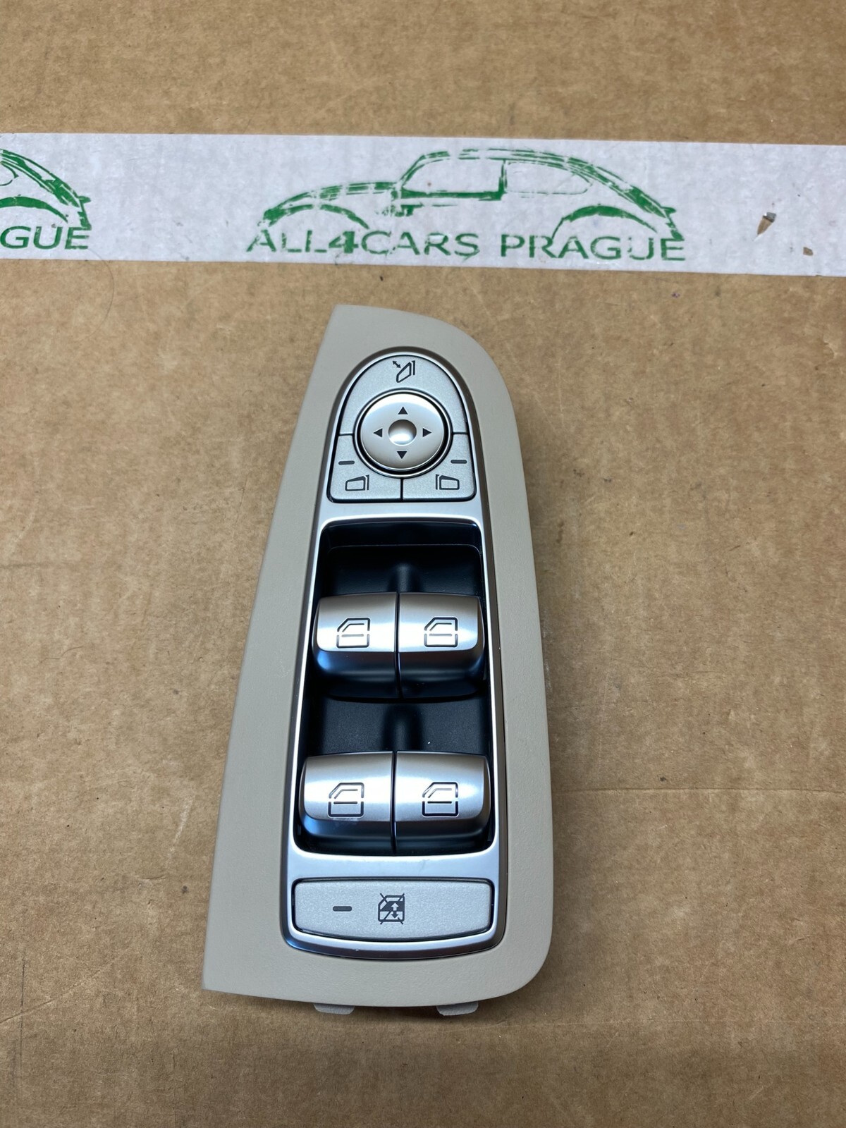 MERCEDES-BENZ FENSTERHEBERSCHALTER SCHALTERBLOCK BEIGE A2229056800 ORIG.NEU!!!