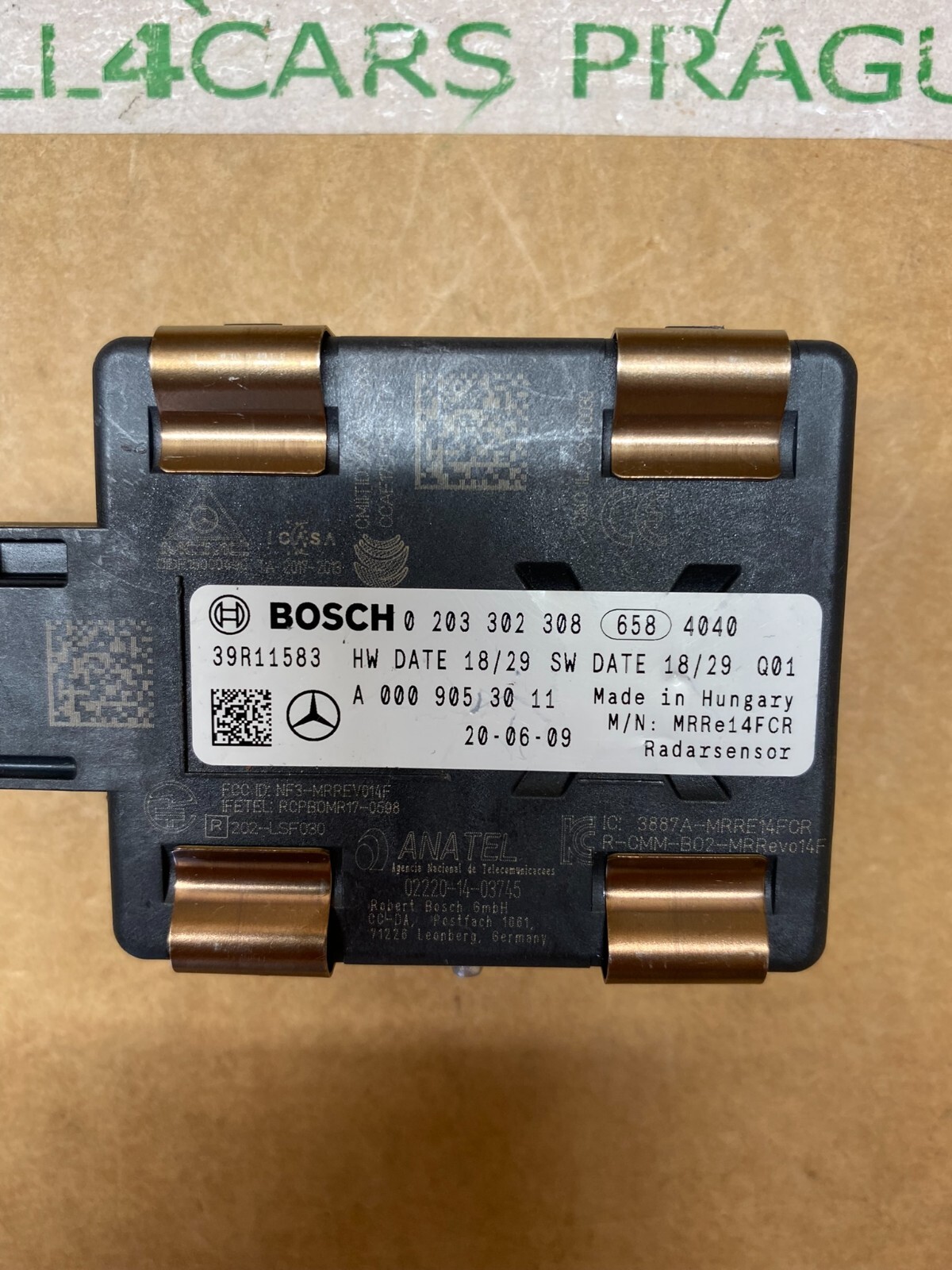 MERCEDES-BENZ RADARSENSOR SENSOR DISTRONIC A0009053011 ORIG.NEU!! - Obrázek 3