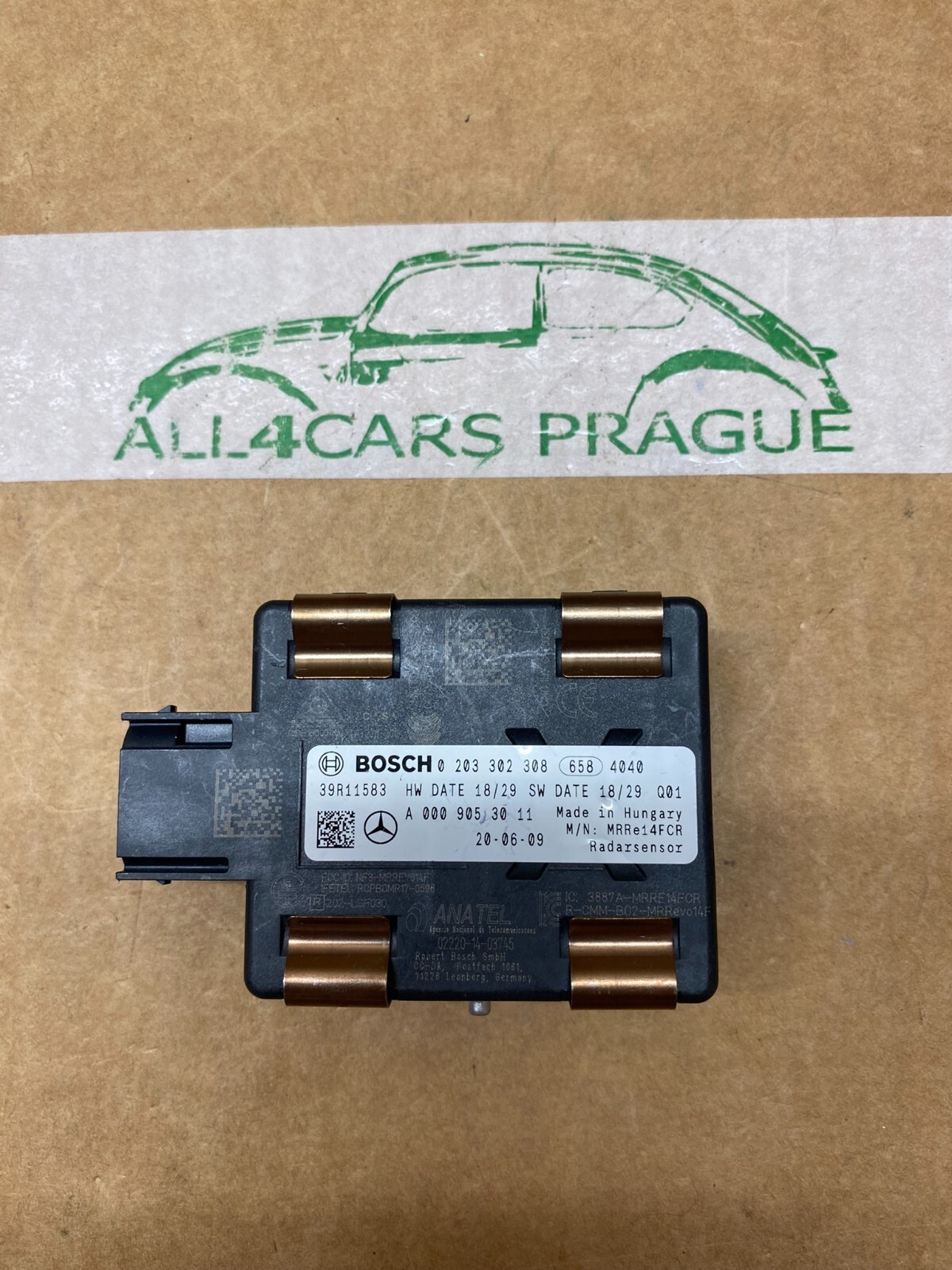 MERCEDES-BENZ RADARSENSOR SENSOR DISTRONIC A0009053011 ORIG.NEU!!