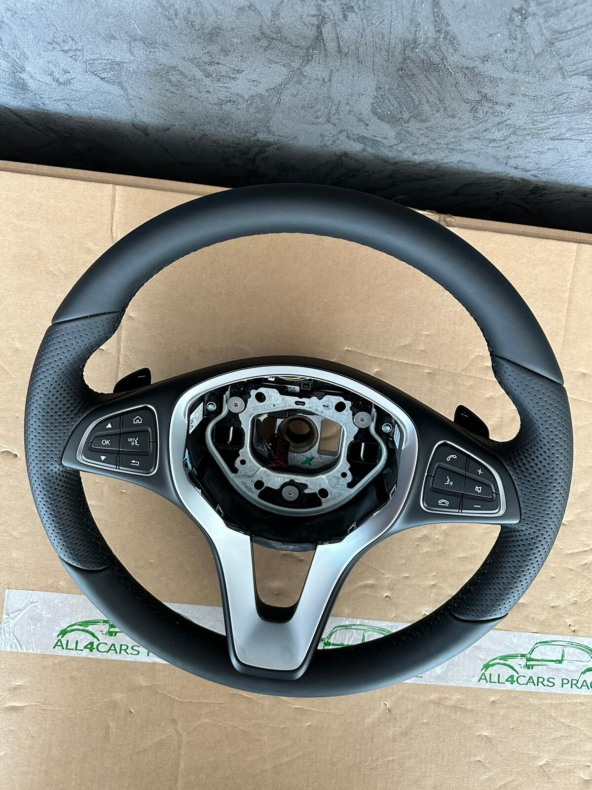 MERCEDES W 205 C 253 GLC SPORT LEDER LENKRAD MIT PADELS A0024606903 FAST NEU ... - Obrázek 11