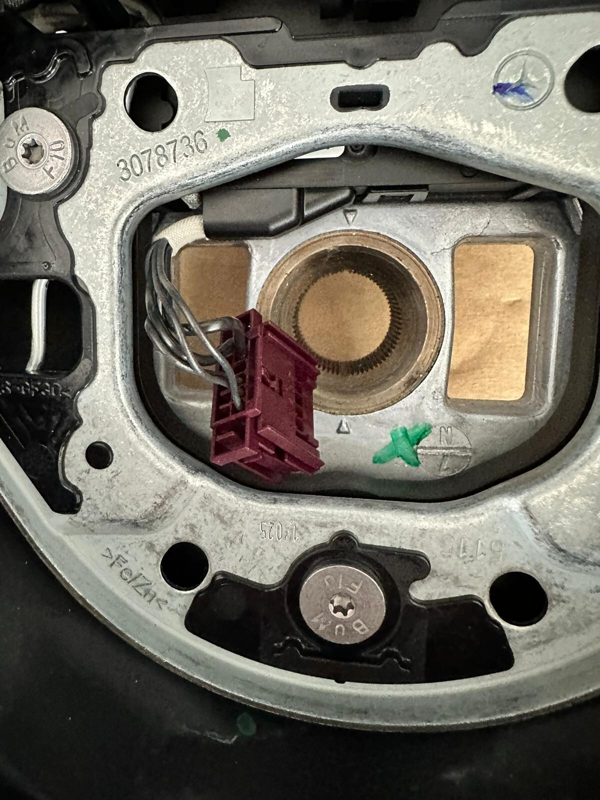 MERCEDES W 205 C 253 GLC SPORT LEDER LENKRAD MIT PADELS A0024606903 FAST NEU ... - Obrázek 4