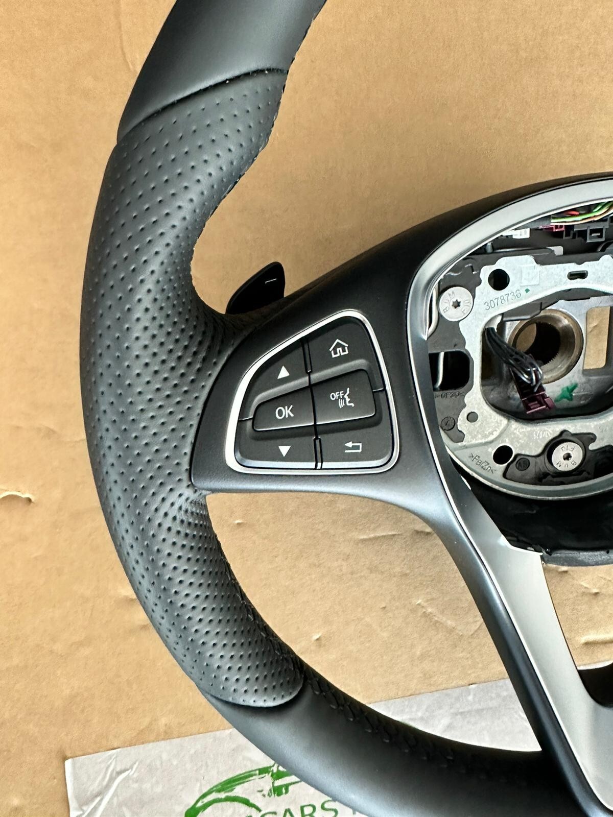 MERCEDES W 205 C 253 GLC SPORT LEDER LENKRAD MIT PADELS A0024606903 FAST NEU ... - Obrázek 6