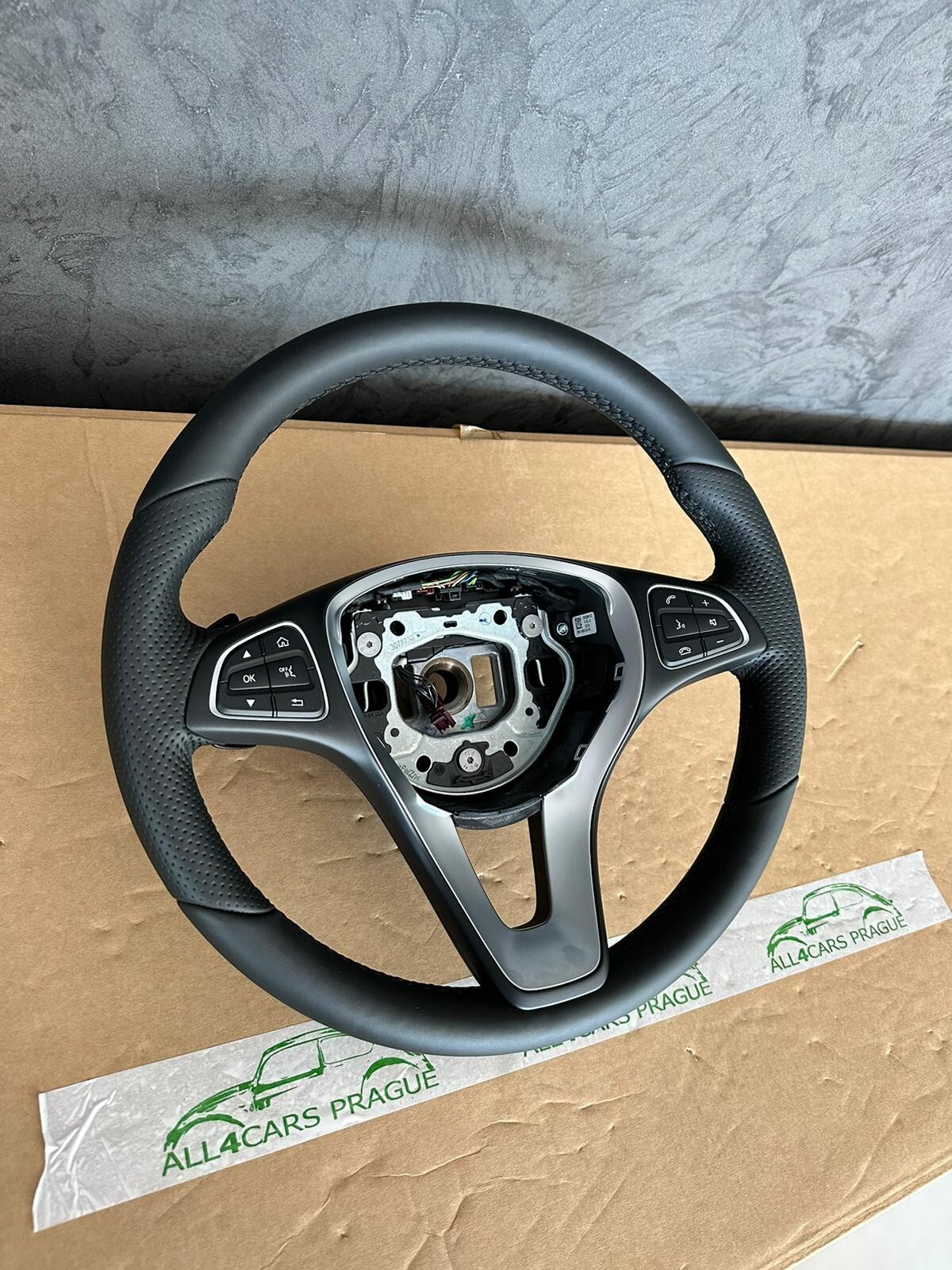 MERCEDES W 205 C 253 GLC SPORT LEDER LENKRAD MIT PADELS A0024606903 FAST NEU ... - Obrázek 9