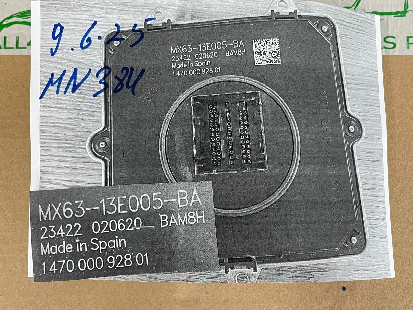 MX6313E005BA JAGUAR SCHEINWERFER STEUERGERÄT LED MX63-13E005-BA ORIGINAL TEIL - Obrázek 19