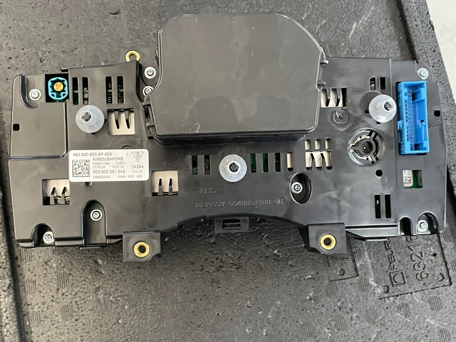 PORSCHE 982 718 CAYMAN SPEEDOMETER TACHOMETER MPH 982920930AP A05 NEW 0 KM !!!! - Obrázek 13