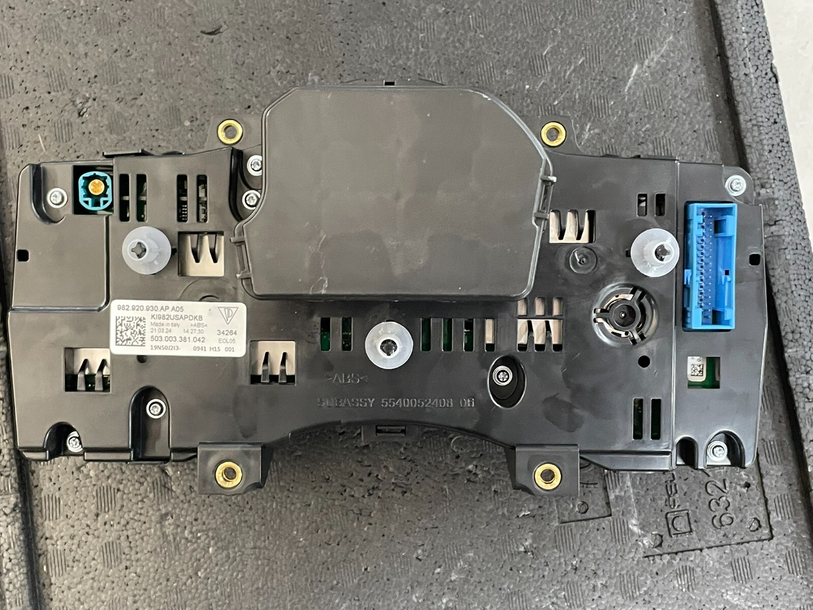 PORSCHE 982 718 CAYMAN SPEEDOMETER TACHOMETER MPH 982920930AP A05 NEW 0 KM !!!! - Obrázek 9