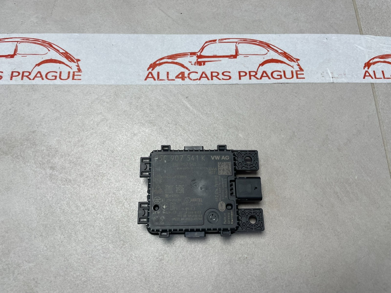 PORSCHE ACC RADAR SENZOR STEUERGERÄT ABSTANDSREGELUNG 95C907541K ORIGINAL TEIL - Obrázek 3