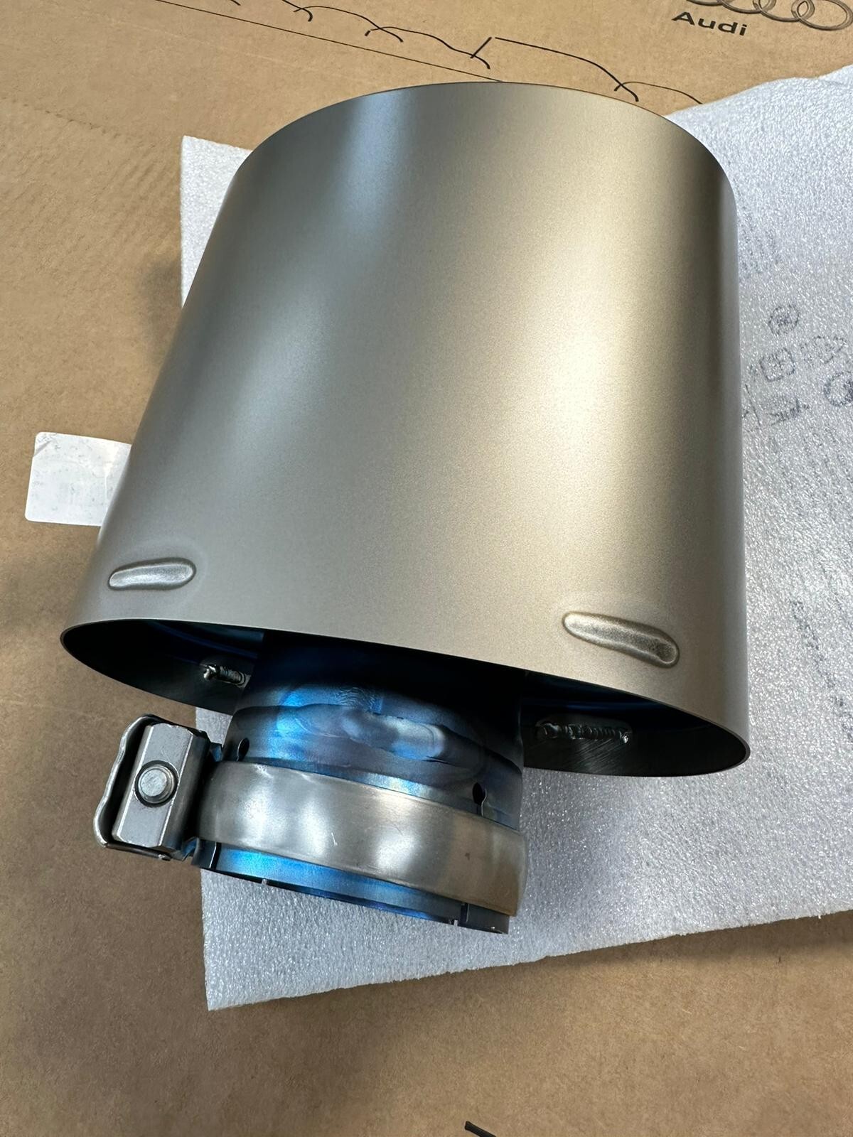 PORSCHE CAYENNE AUSPUFF ENDROHR TITAN AKRAPOVIC 9Y3253823B 9Y3253824B ORIG NEU!! - Obrázek 18