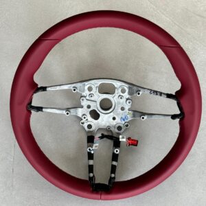 PORSCHE LEERES RAHMEN LENKRAD BEHEIZT ROT LEDER STEERING WHEEL FRAME NEW !!