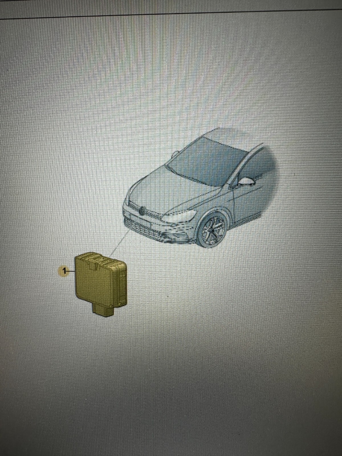 SKODA ACC RADARSENSOR ABSTANDSREGELUNG 2Q0907561J NEU ORIG. SKODA TEIL ! - Obrázek 4