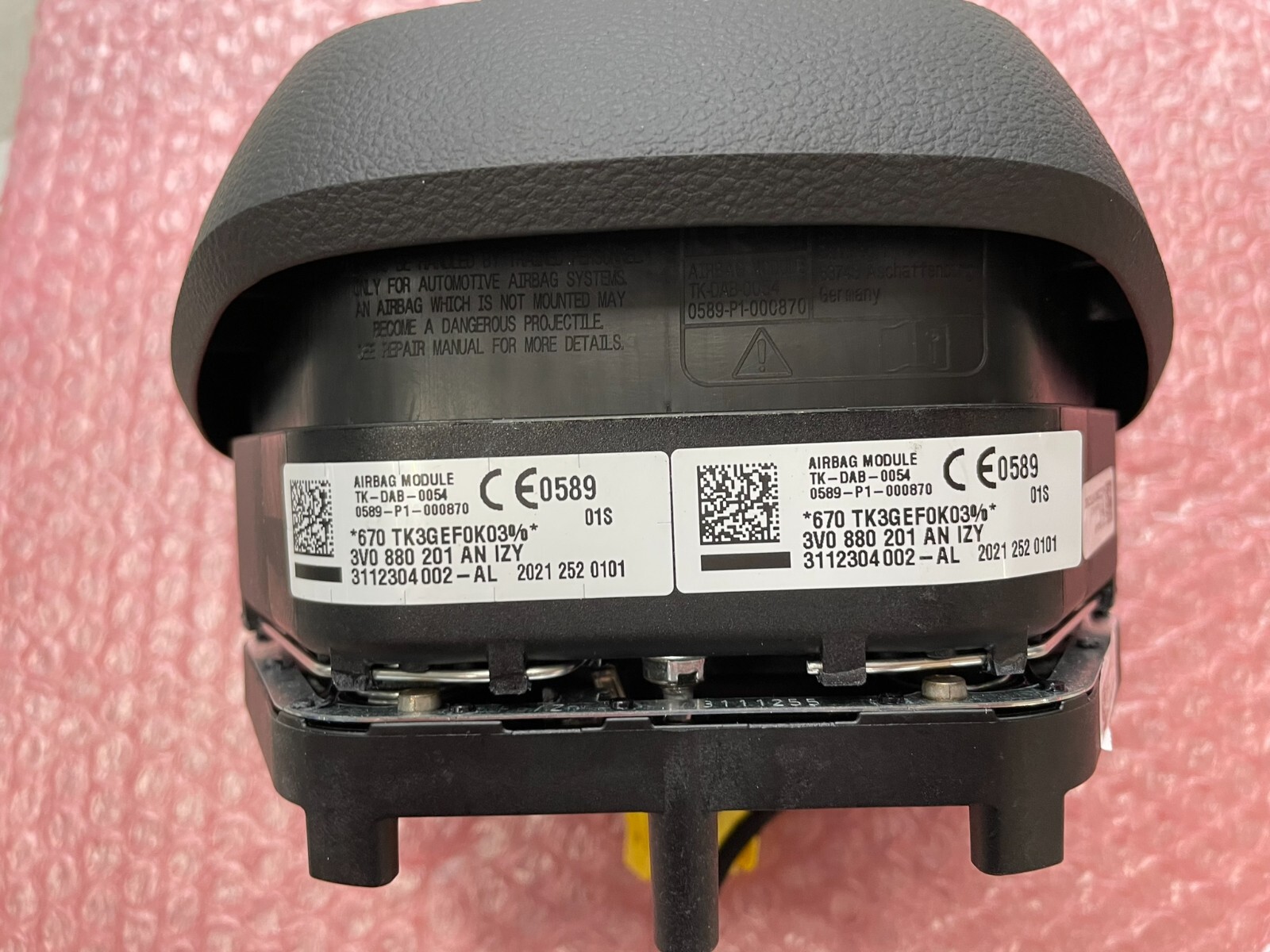 ŠKODA KODIAQ SUPERB .... LENKRAD A.I.R.B.A.G 3V0880201AN = 3V0880201AP ORIG NEU - Obrázek 8