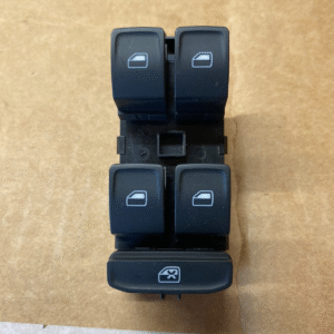 SKODA OCTAVIA III SCHALTER FÜR ELEKTRISCHEN FENSTERHEBER 5E0959857 Fast Neu Test