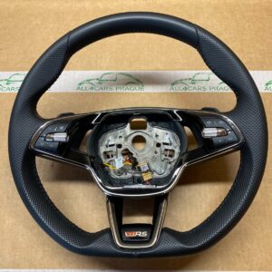 ŠKODA OCTAVIA IV 5E3 RS LENKRAD LEDER ABGEFLACHT BEHEIZT GELOCHT 5E3419093AR OEM