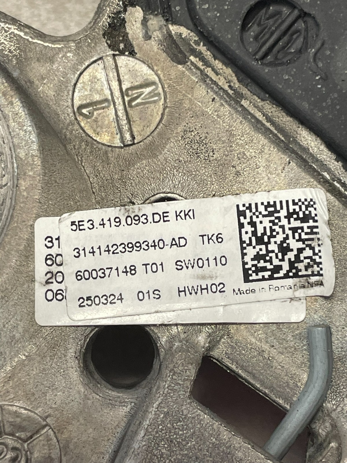 ŠKODA SUPERB KODIAQ LENKRAD LEDER BEHEIZT LEERER LENKRADRAHMEN 5E3419093DE ORIG - Obrázek 3