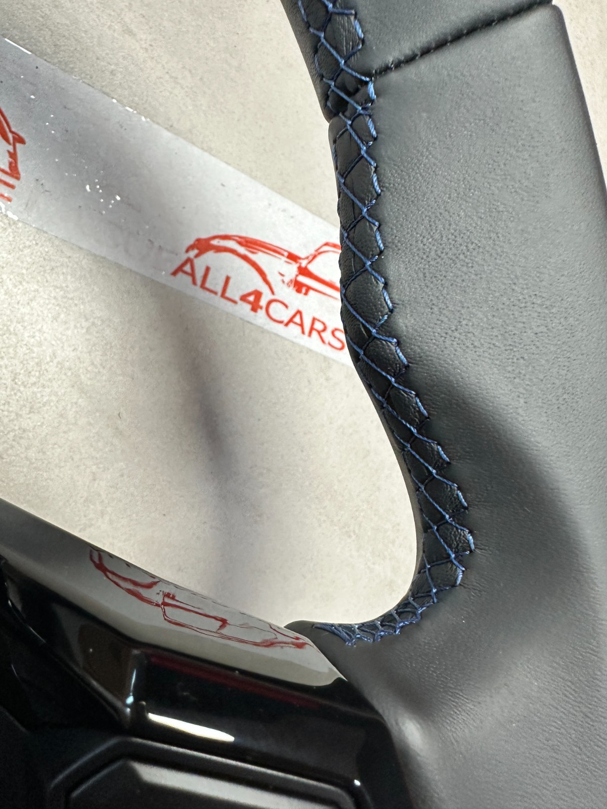 STEERING WHEEL LAMBORGHINI HURACAN 4T SPORT LEDER LENKRAD BLAU STREIFEN NÄHT org - Obrázek 11