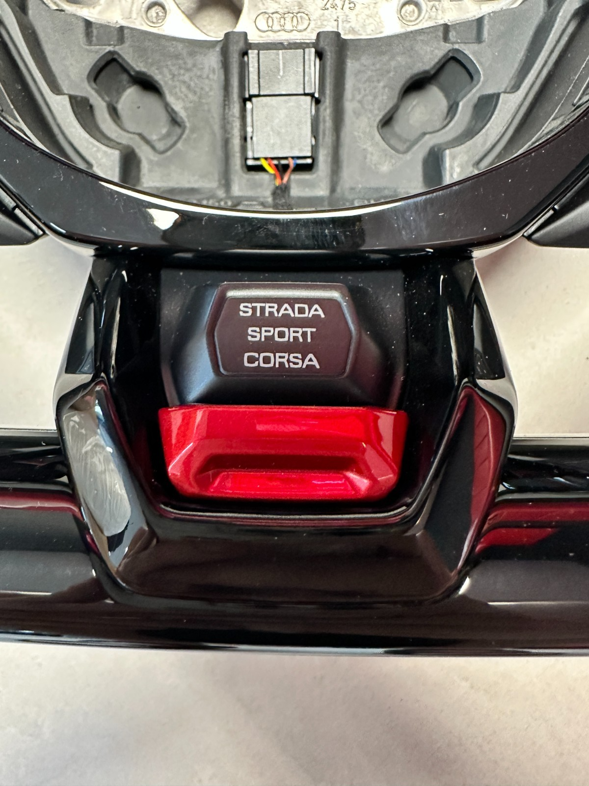 STEERING WHEEL LAMBORGHINI HURACAN 4T SPORT LEDER LENKRAD BLAU STREIFEN NÄHT org - Obrázek 12