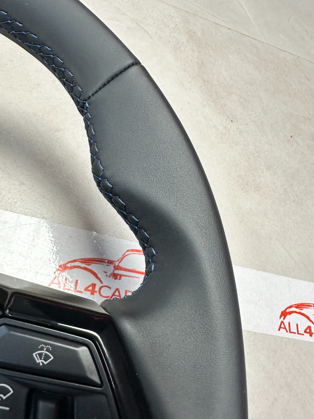 STEERING WHEEL LAMBORGHINI HURACAN 4T SPORT LEDER LENKRAD BLAU STREIFEN NÄHT org - Obrázek 14