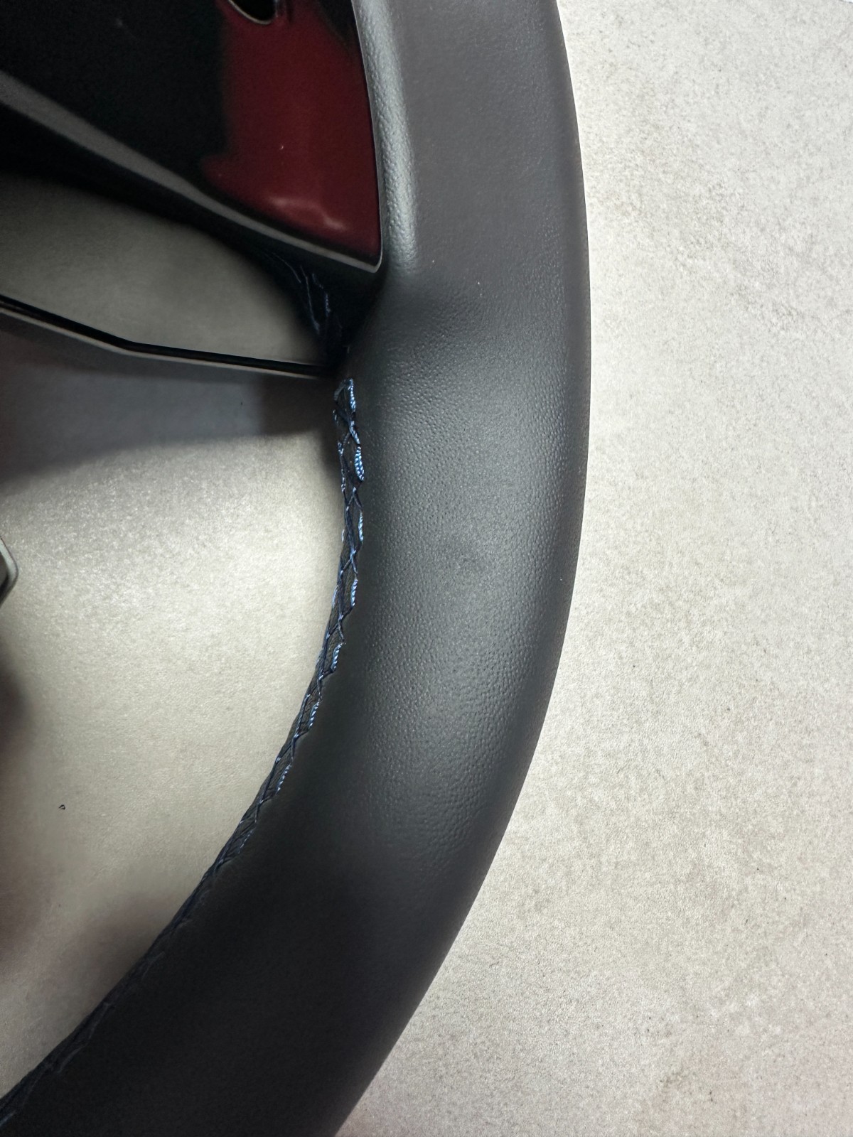 STEERING WHEEL LAMBORGHINI HURACAN 4T SPORT LEDER LENKRAD BLAU STREIFEN NÄHT org - Obrázek 17