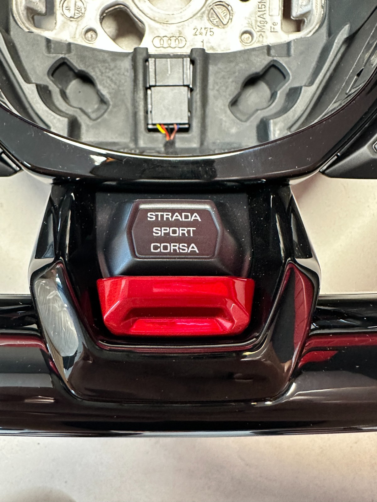 STEERING WHEEL LAMBORGHINI HURACAN 4T SPORT LEDER LENKRAD BLAU STREIFEN NÄHT org - Obrázek 5