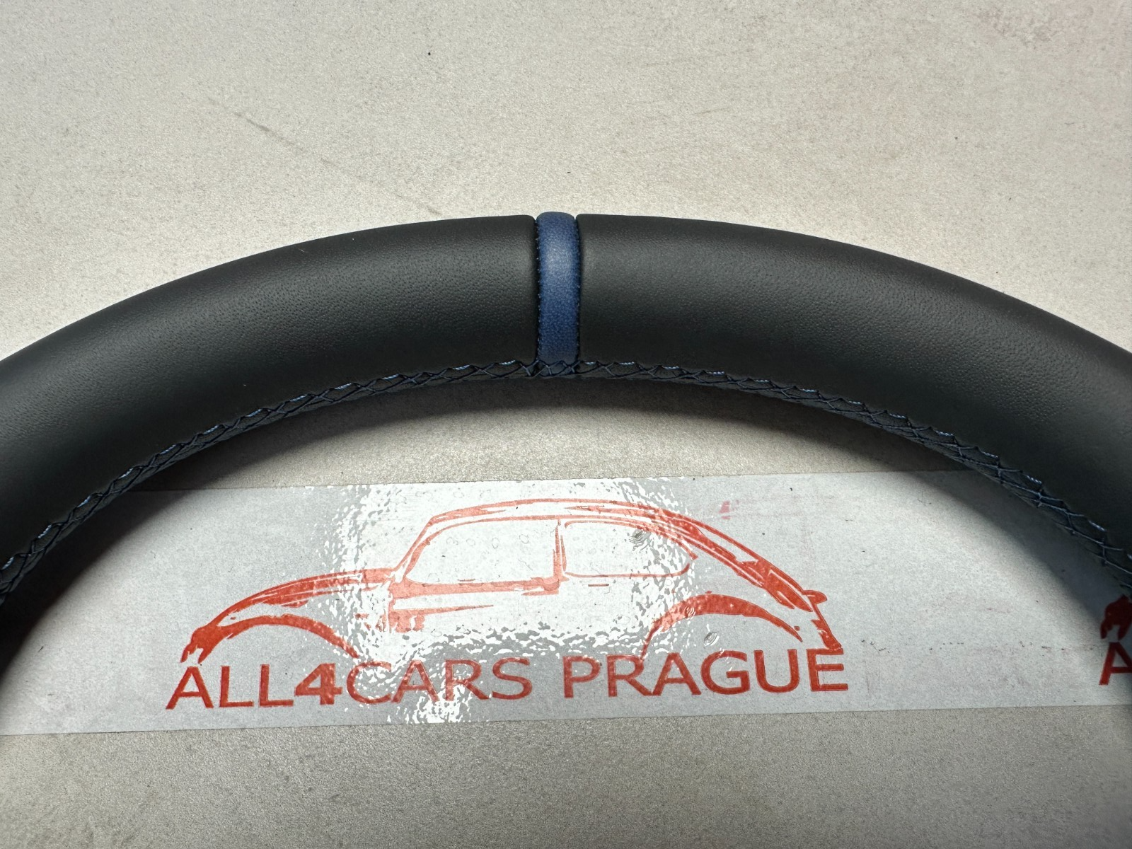 STEERING WHEEL LAMBORGHINI HURACAN 4T SPORT LEDER LENKRAD BLAU STREIFEN NÄHT org - Obrázek 6