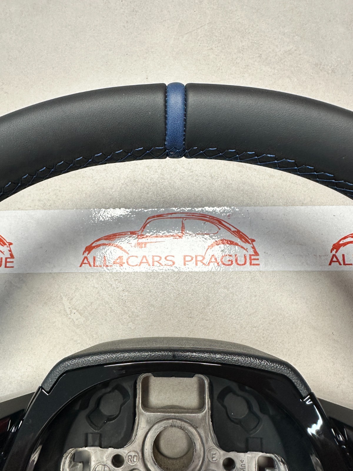 STEERING WHEEL LAMBORGHINI HURACAN 4T SPORT LEDER LENKRAD BLAU STREIFEN NÄHT org - Obrázek 9