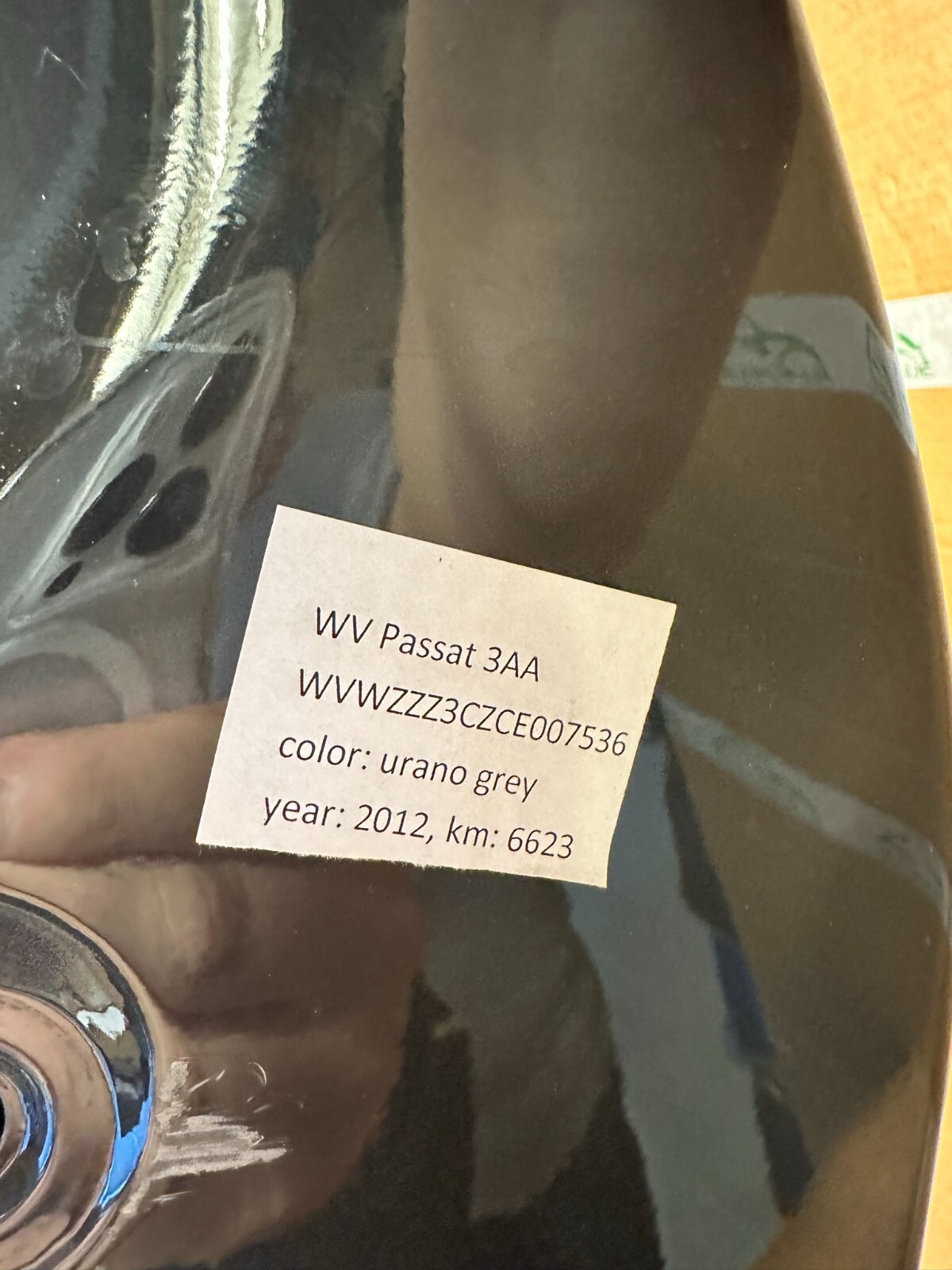 VOLKSWAGEN PASSAT ALLTRACK 3AA 3AF833312 TÜR HINTEN RECHTS ORIGINAL - Obrázek 7