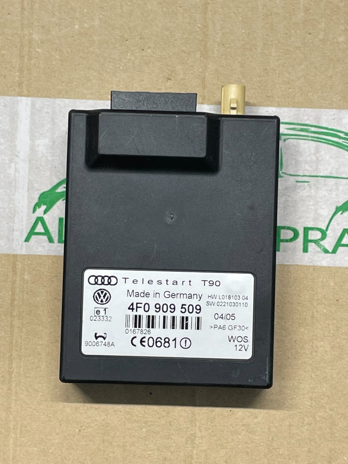 VW AUDI EMPFANGSGERÄT STEUERGERÄT FÜR STANDHEIZUNG 4F0909509 FAST NEU TEST CAR - Obrázek 11