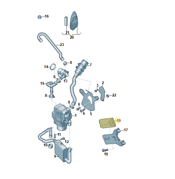 VW AUDI EMPFANGSGERÄT STEUERGERÄT FÜR STANDHEIZUNG 4F0909509 FAST NEU TEST CAR - Obrázek 3