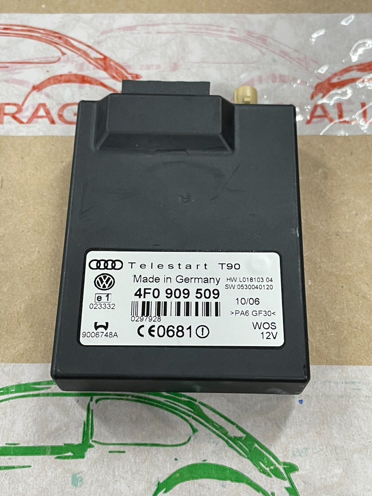 VW AUDI EMPFANGSGERÄT STEUERGERÄT FÜR STANDHEIZUNG 4F0909509 FAST NEU - TEST CAR - Obrázek 11