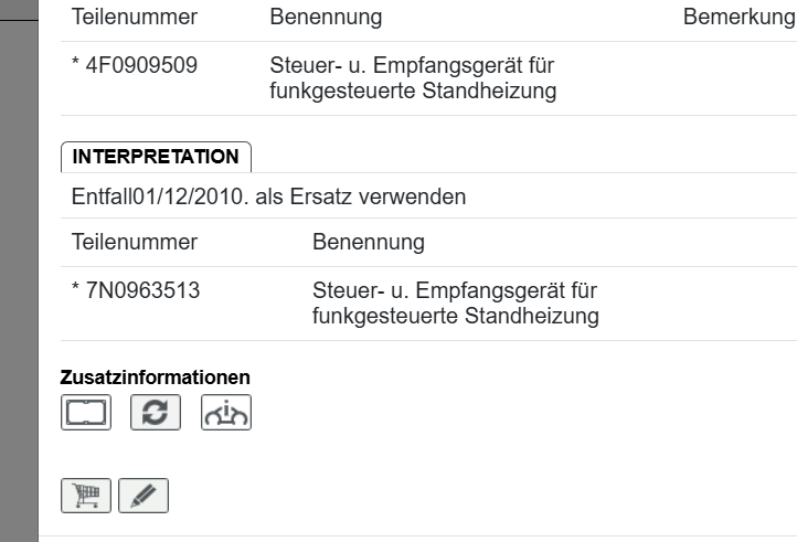 VW AUDI EMPFANGSGERÄT STEUERGERÄT FÜR STANDHEIZUNG 4F0909509 FAST NEU - TEST CAR - Obrázek 7