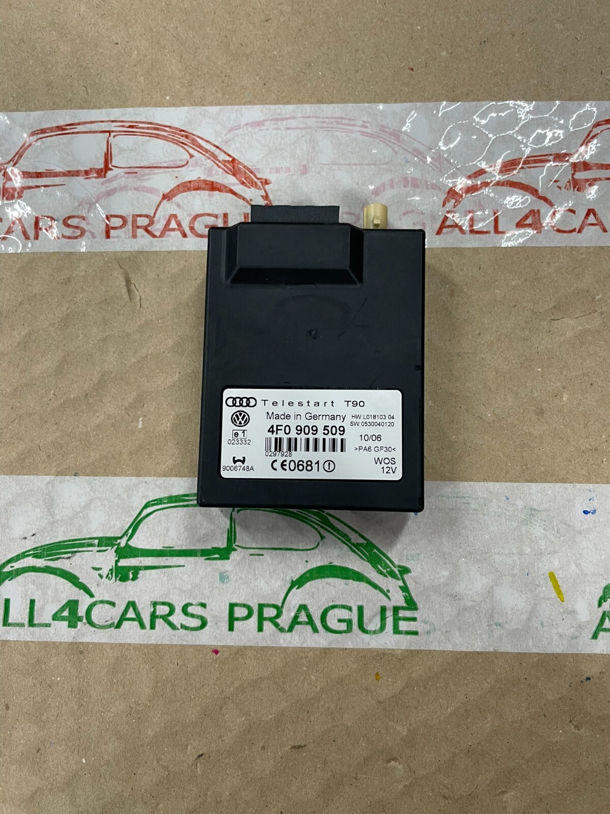 VW AUDI EMPFANGSGERÄT STEUERGERÄT FÜR STANDHEIZUNG 4F0909509 FAST NEU - TEST CAR - Obrázek 10