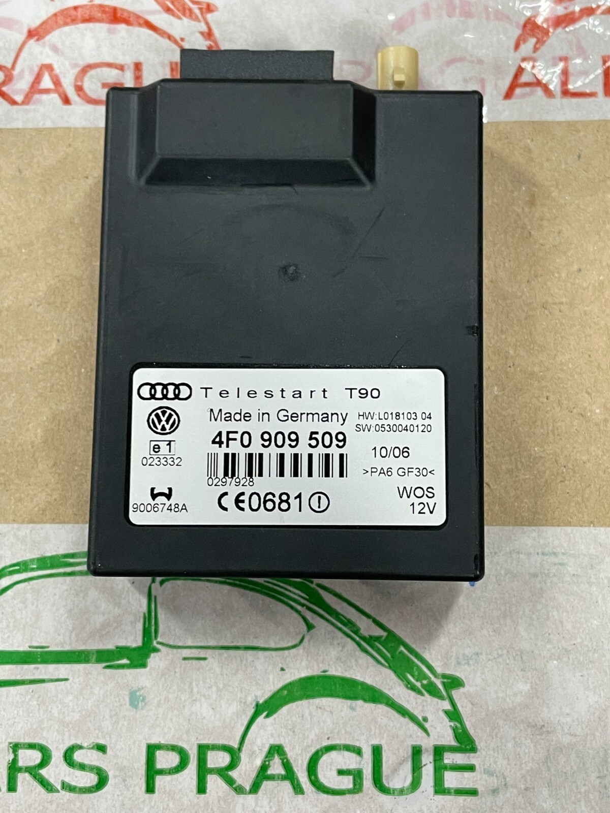 VW AUDI EMPFANGSGERÄT STEUERGERÄT FÜR STANDHEIZUNG 4F0909509 FAST NEU - TEST CAR