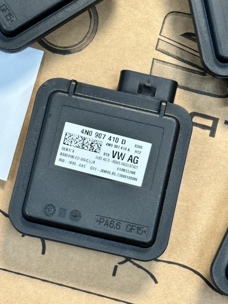 VW AUDI HOMELINK GARAGE TOR ÖFFNER 4N0907410D GARAGE DOOR OPENER ORIG NEW - Obrázek 4