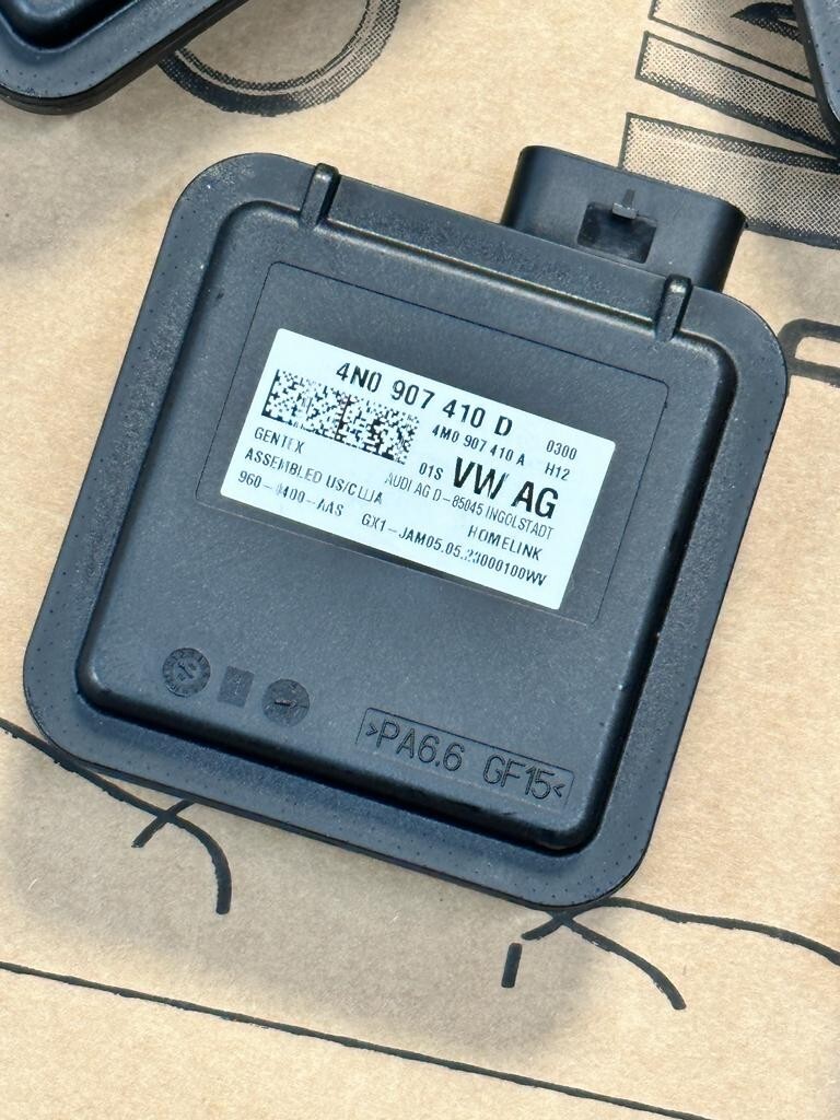 VW AUDI HOMELINK GARAGE TOR ÖFFNER 4N0907410D GARAGE DOOR OPENER ORIG NEW - Obrázek 6