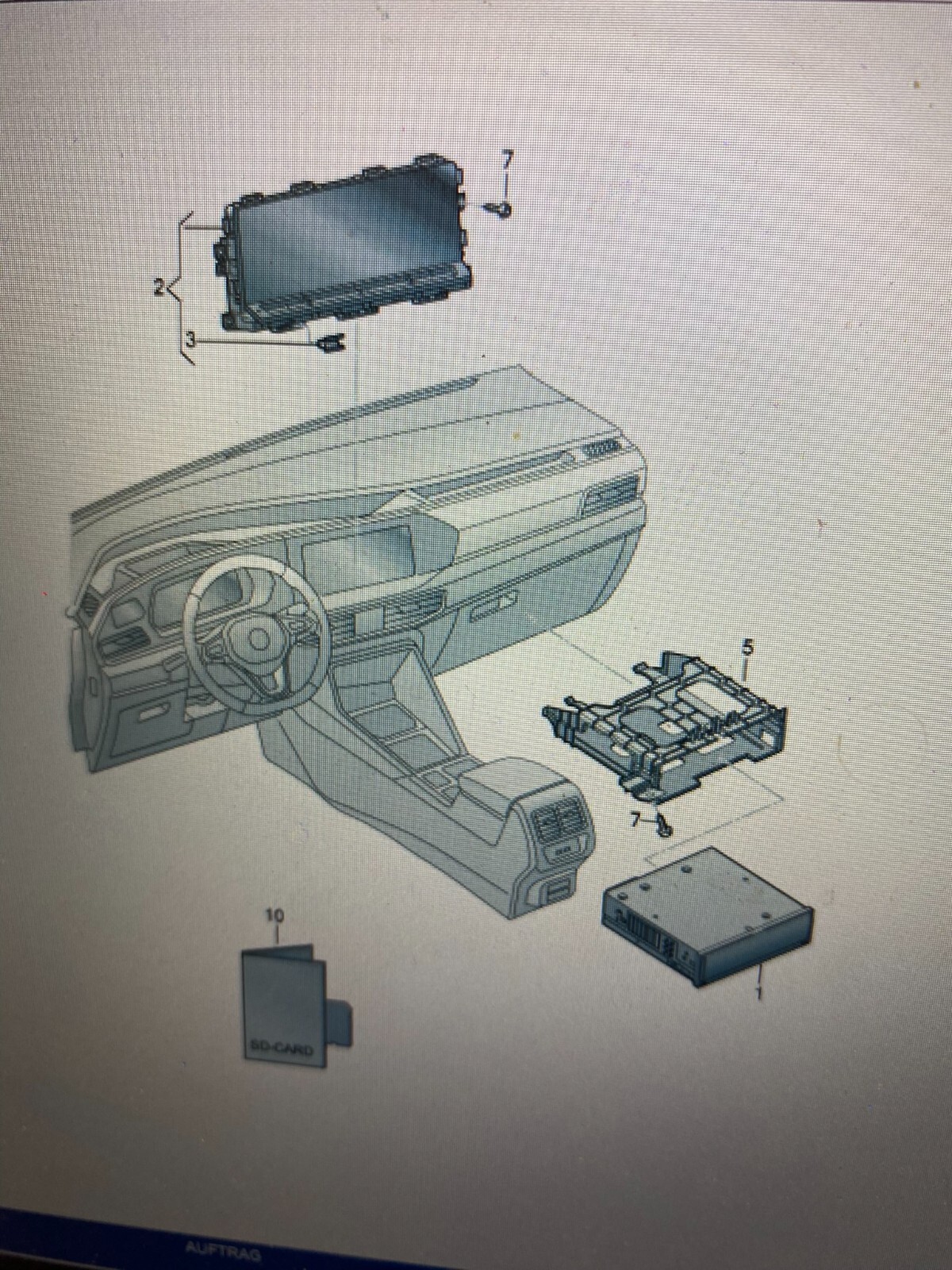 VW CADDY 2021 VIRTUAL COCKPIT 5H0920340A + DISPLAY LCD 10 ZOLL 5H0919605B NEU! - Obrázek 15