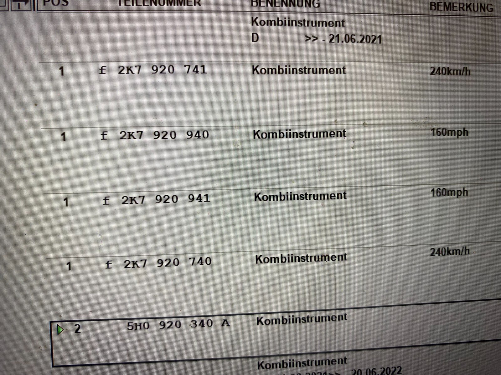 VW CADDY 2021 VIRTUAL COCKPIT 5H0920340A + DISPLAY LCD 10 ZOLL 5H0919605B NEU! - Obrázek 16