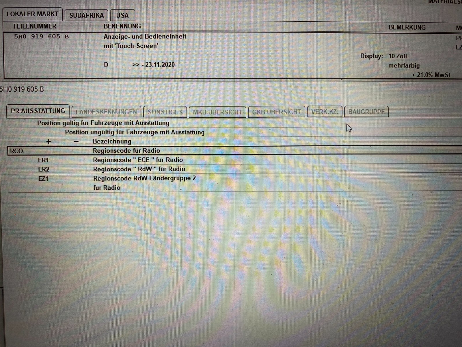 VW CADDY 2021 VIRTUAL COCKPIT 5H0920340A + DISPLAY LCD 10 ZOLL 5H0919605B NEU! - Obrázek 18