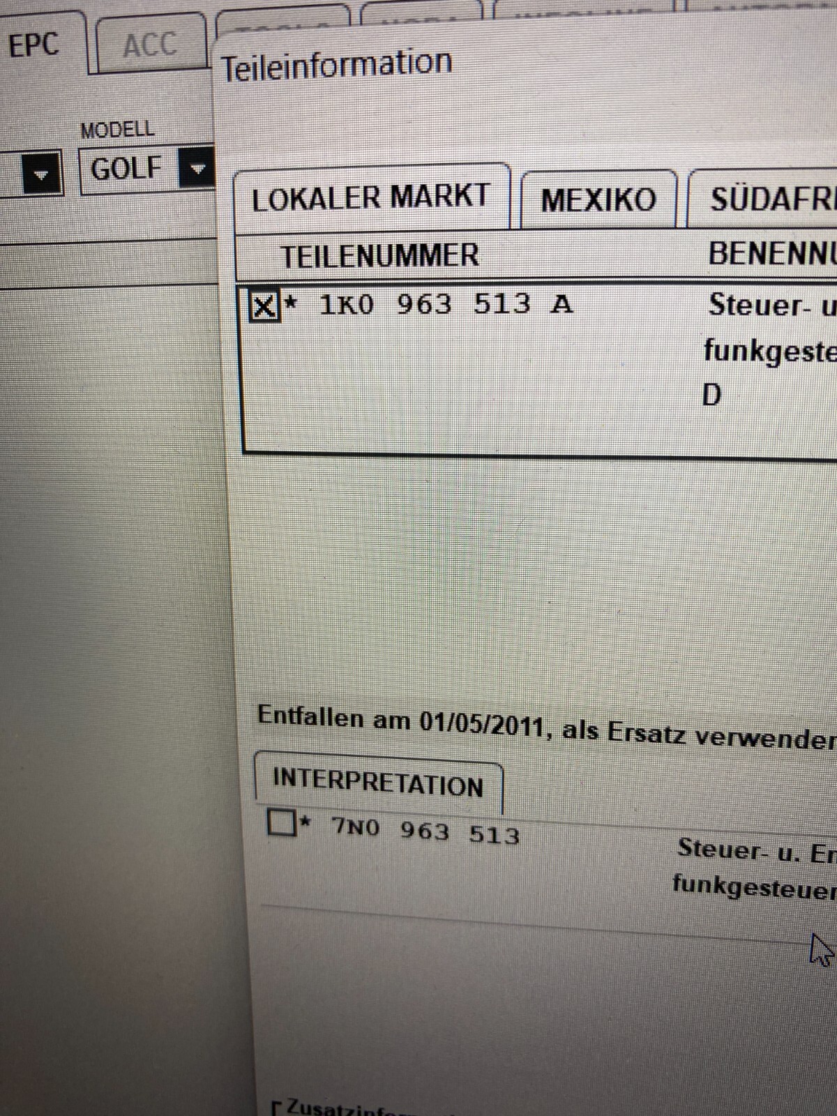 VW CADDY,GOLF,PASSAT.... STEUERGERÄT STANDHEIZUNG HEIZUNG DIESEL 1K0963513A ORIG - Obrázek 13
