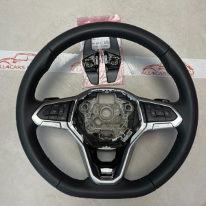 VW GOLF 8 MULTIFUNKTIONSLENKRAD LEDER MIT SCHALTWIPP 5H0419089KN