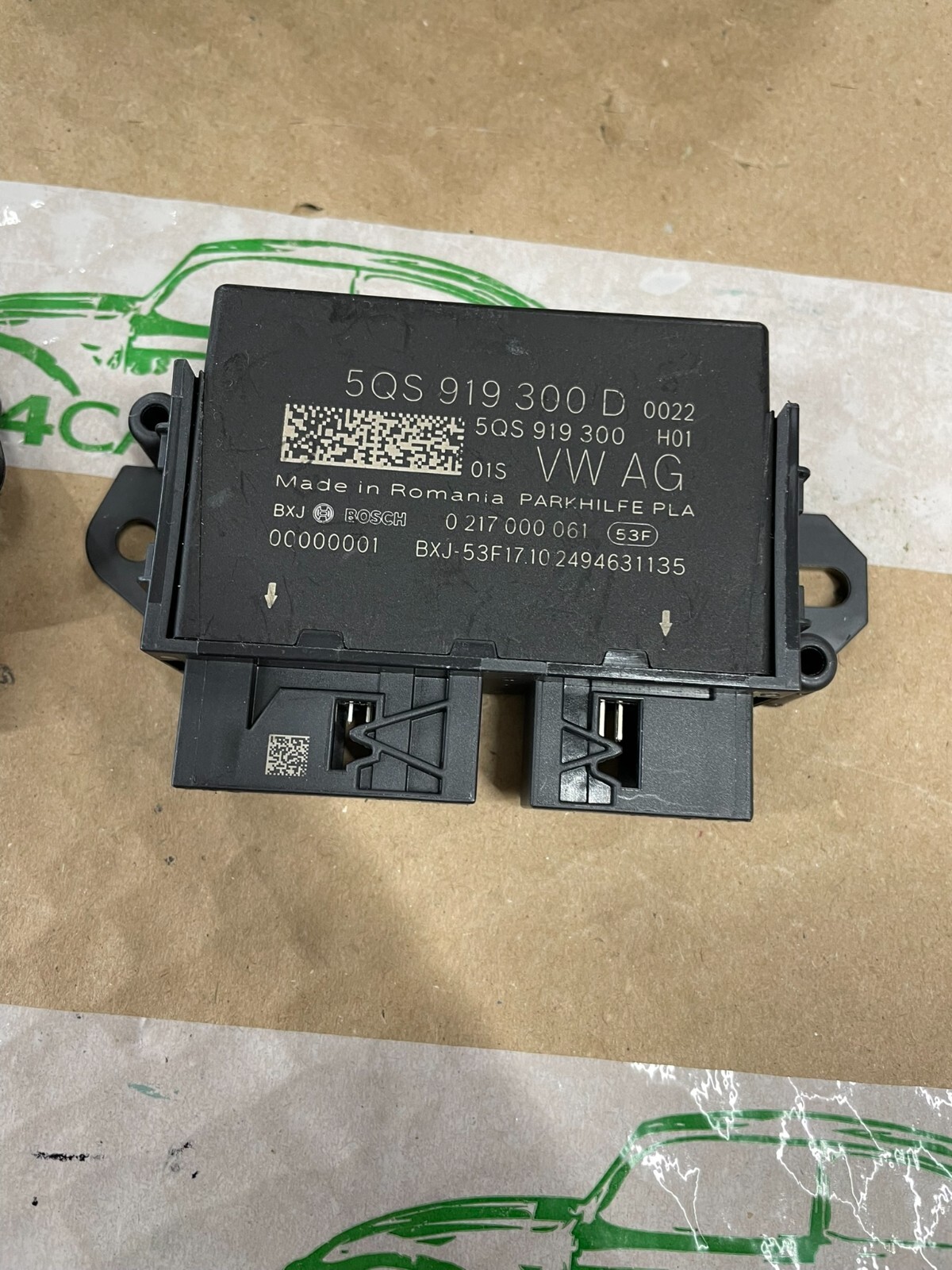 VW GOLF PASSAT STEUERGERÄT FÜR PARKASISTENT EINPARKHILFE PLA PDC 5QS919300D NEU - Obrázek 11