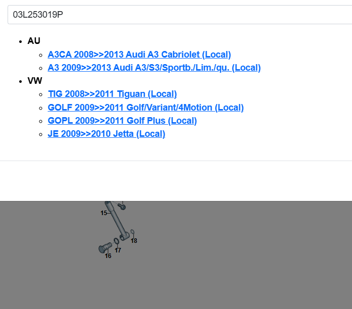 VW GOLF TIGUAN AUDI A3 TURBO 2.0 TDI 03L253019P = 03L253056G FAST NEU TEST CAR - Obrázek 8