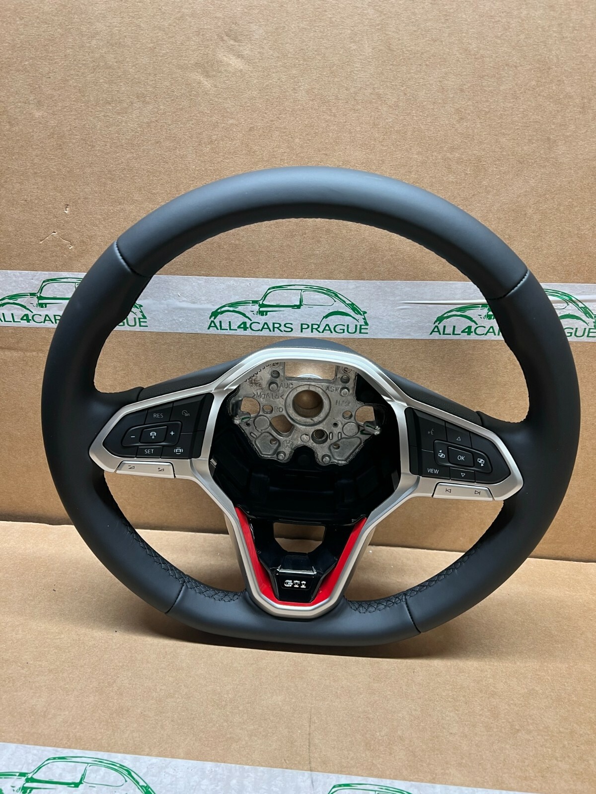 VW MULTIFUNKTION LEDER LENKRAD GTI LOGO 2GM419089AF NEU!!!!