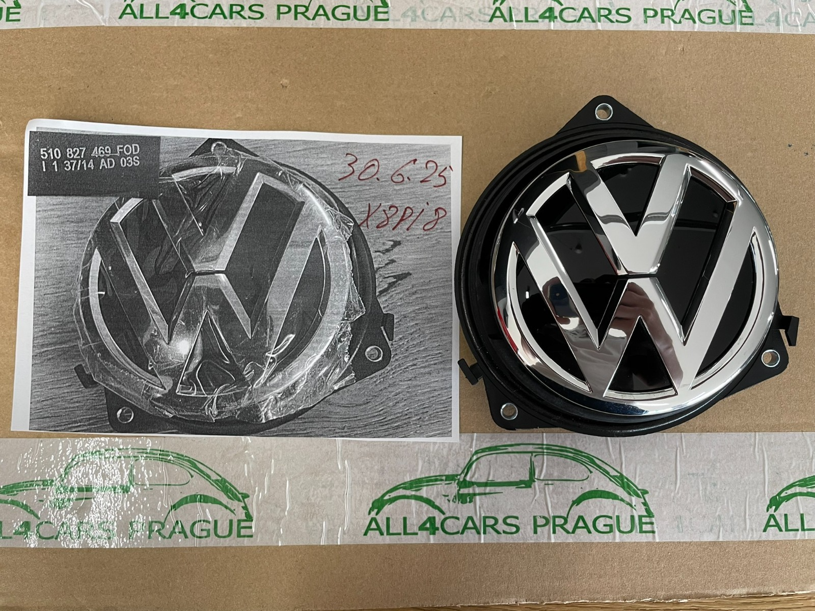 VW PASSAT ARTEON GOLF SPORTSVAN HECKKLAPPENÖFFNER LOGO 510827469 TEST CAR DEMONT - Obrázek 19