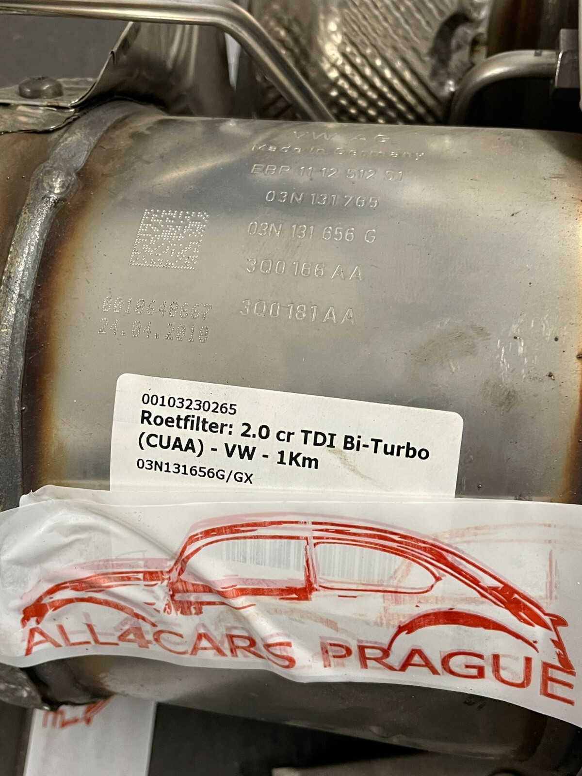 VW PASSAT ARTEON TIGUAN 2.0 BITDI DPF DIESEL PARTIKELFILTER 03N131656G FAST NEU - Obrázek 16
