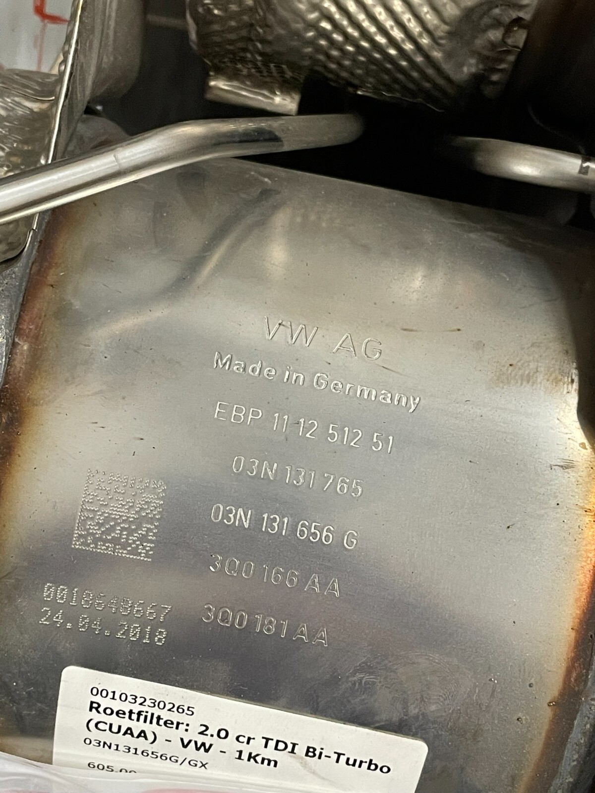 VW PASSAT ARTEON TIGUAN 2.0 BITDI DPF DIESEL PARTIKELFILTER 03N131656G FAST NEU - Obrázek 18