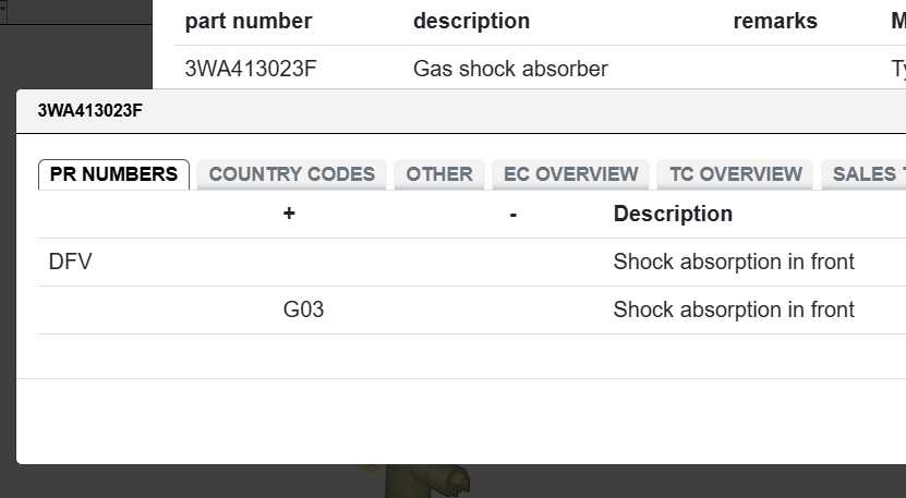 VW PASSAT , ŠKODA SUPERB EL. FRONT GAS SCHOCK DÄMPFER 3WA413023F ORIG. NEU TEIL - Obrázek 4