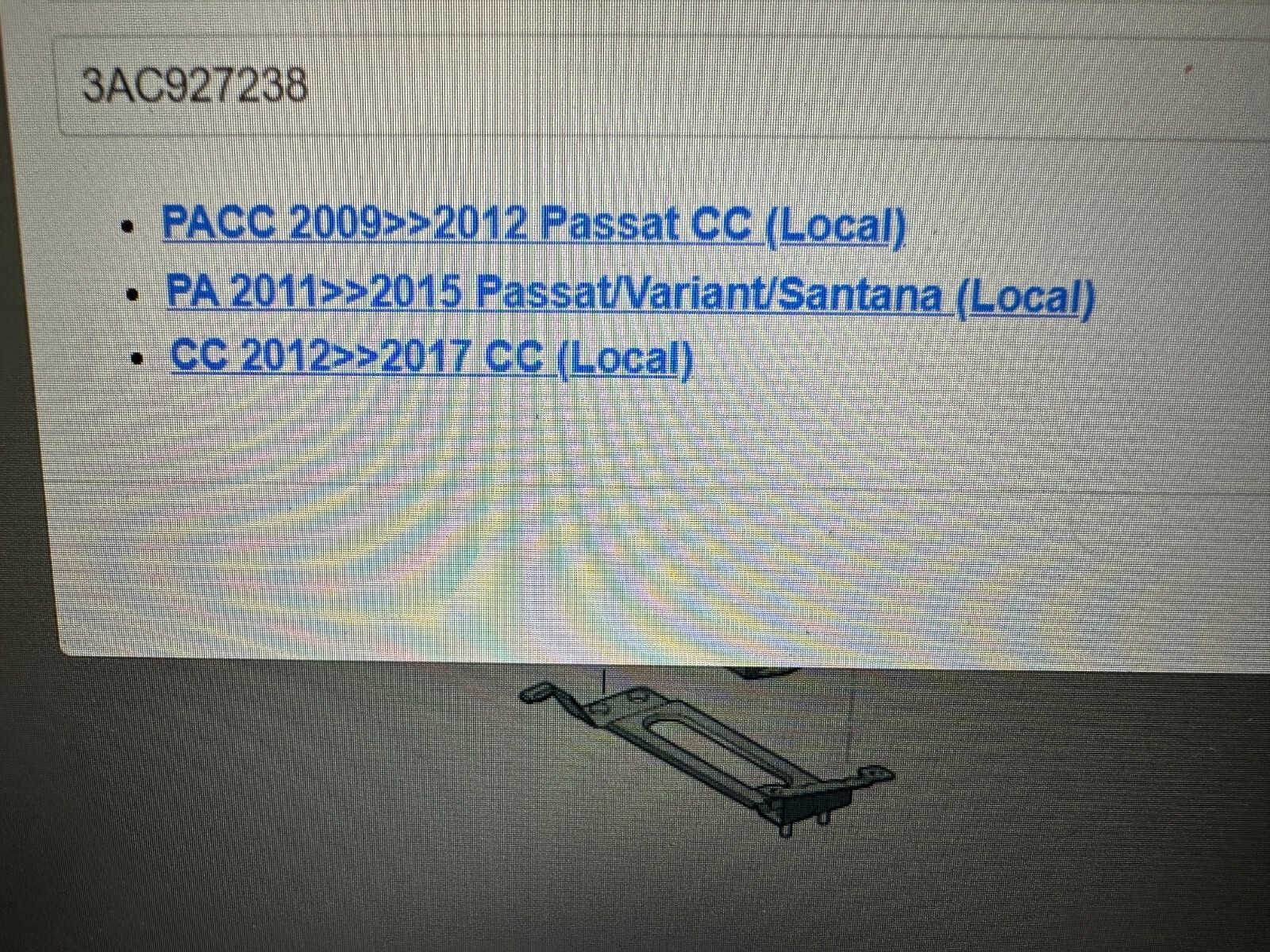 VW PASSAT/CC BEDIENEINHEIT MIT DRUCKTASTEN 3AC927238 Fast Neu dem v Test Wagen - Obrázek 4