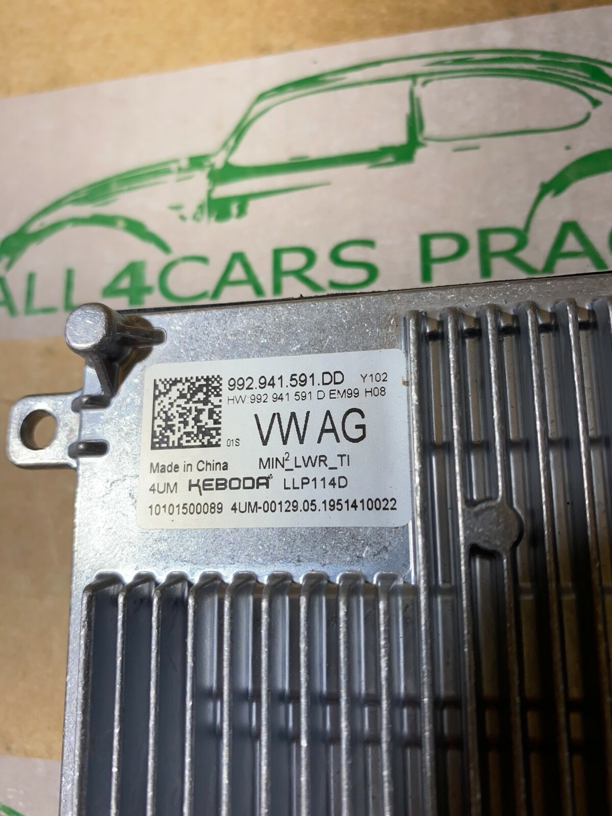 VW SCHEINWERFER STEUERGERÄT 992941591DD ORIGINAL NEU!!! - Obrázek 5