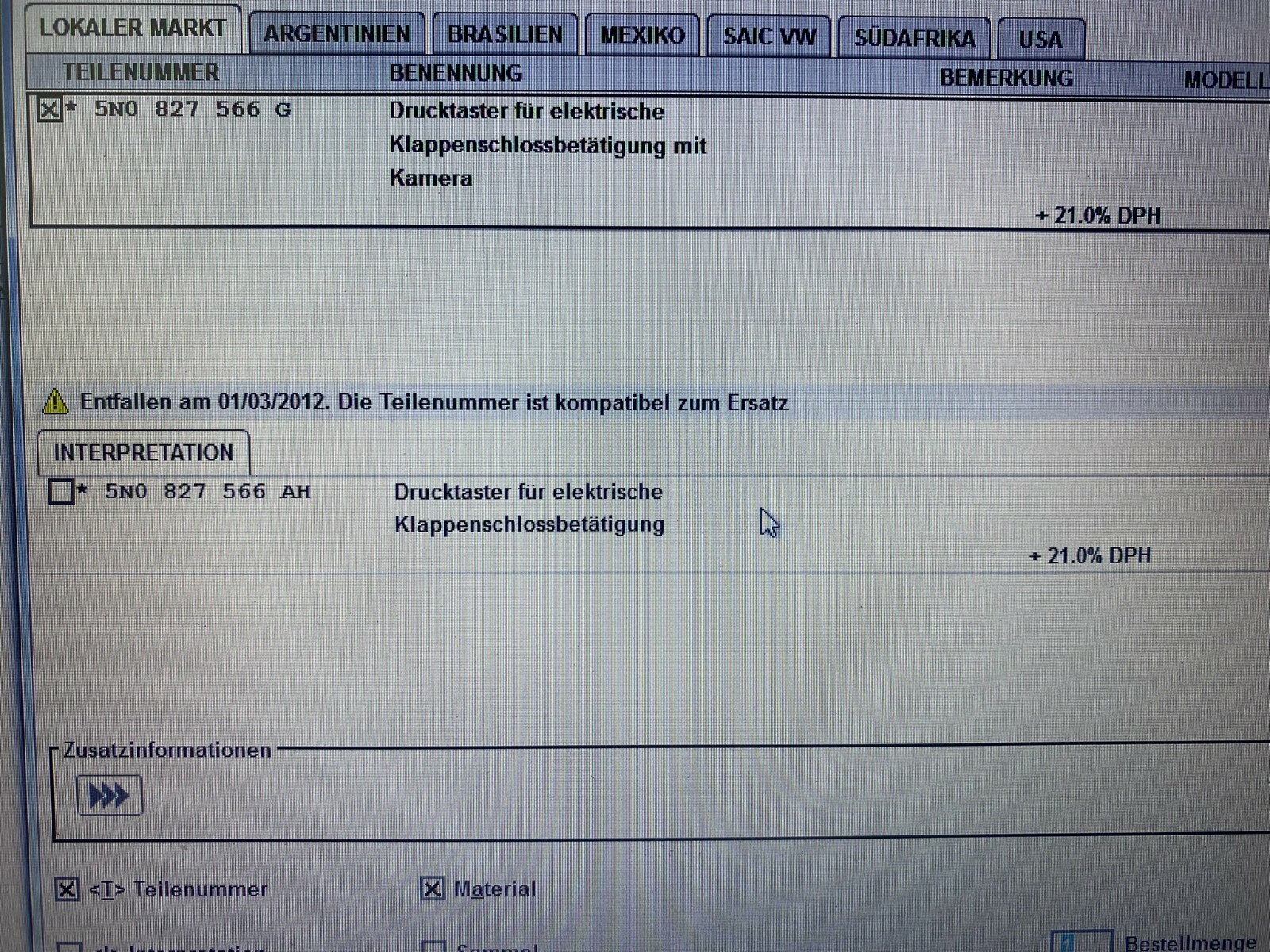 VW TIGUAN 2008 - 2011 RÜCKFAHRKAMERA EINPARKHILFE 5N0980551 ORIGINAL NEU!! - Obrázek 7