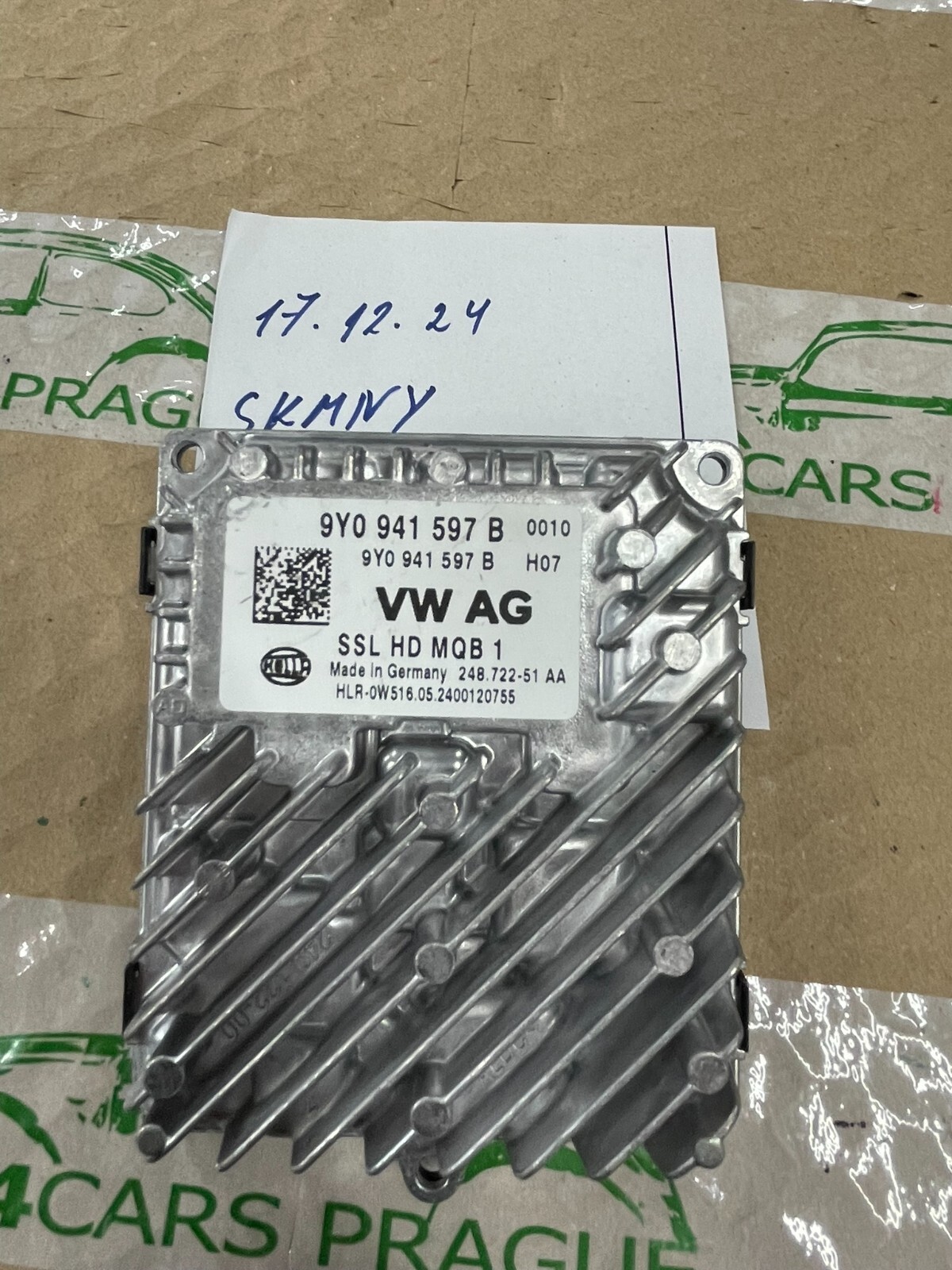 VW TIGUAN 2024 SCHEINWERFER STEUERGERÄT 9Y0941597B DEMONT VOM TEST WAGEN ORIG VW - Obrázek 11